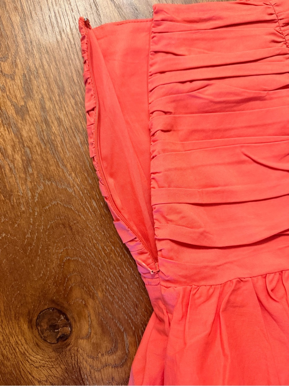 Express Coral Ruffle Top & Mini Skirt - Picture 9 of 12